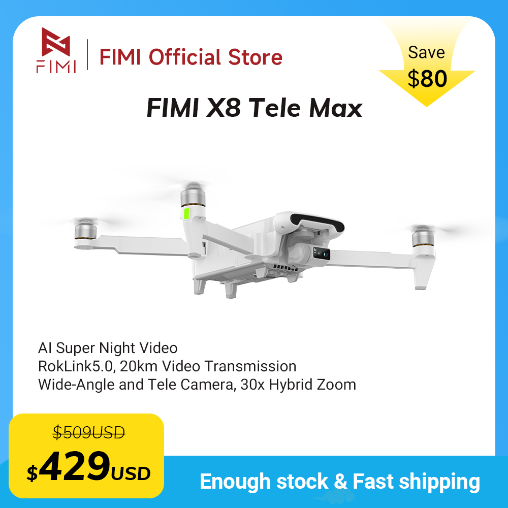 FIMI X8 Tele Max new drone Wid - Drone Thermal Imaging recensie en prijs