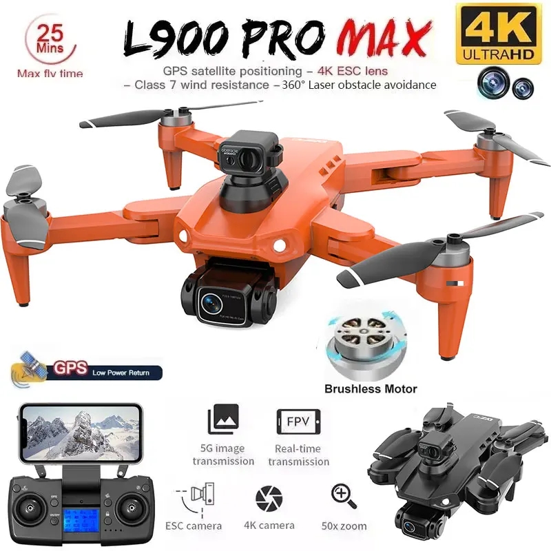 L900 Pro MAX GPS Drone 4K Prof - Drone Mapping recensie en prijs