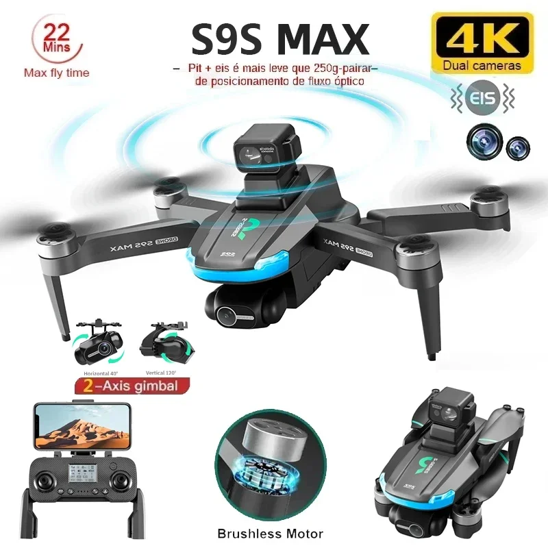NEW S9S MAX MINI Drone 4K 2-Ax - Drone Cinematic recensie en prijs