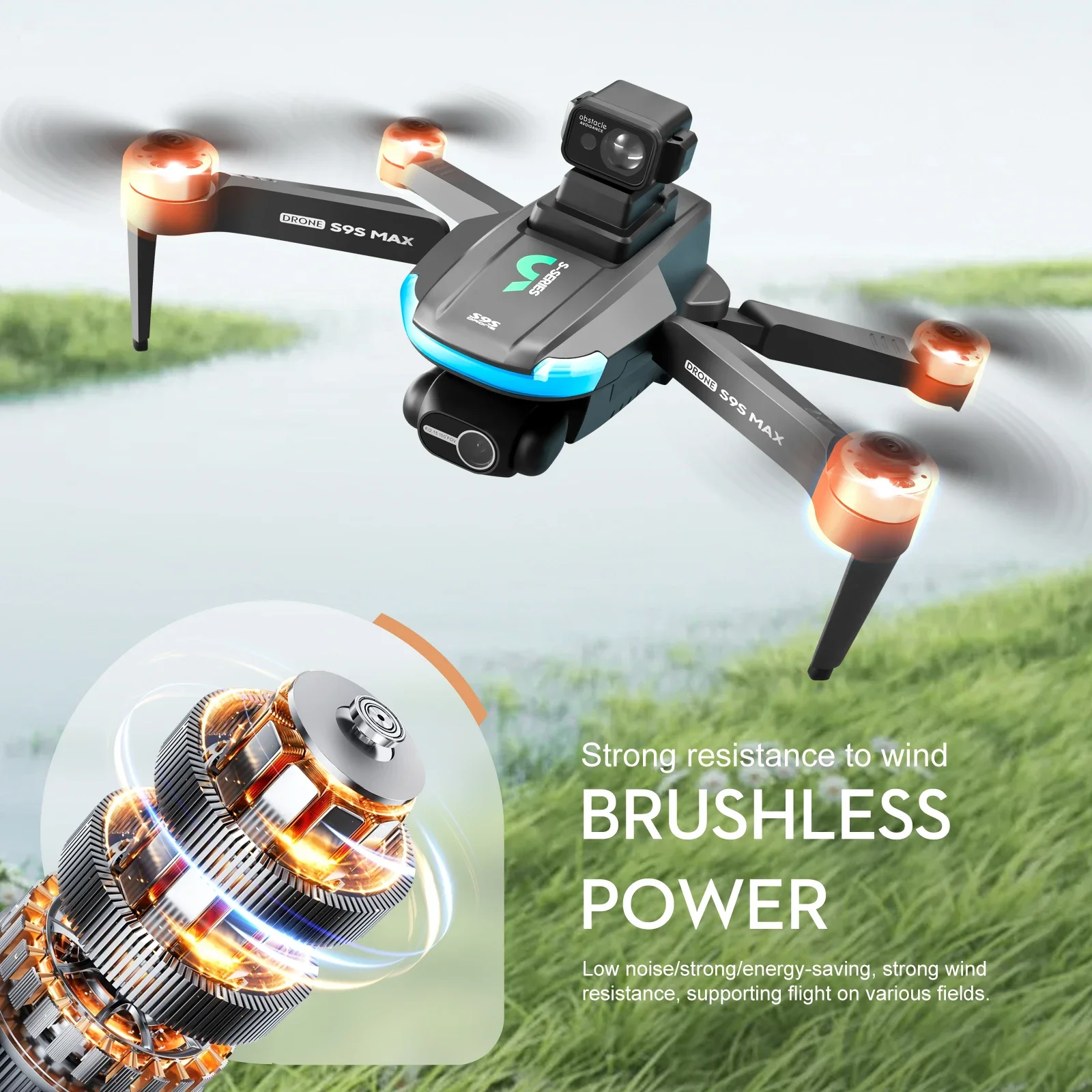 NEW S9S MAX MINI Drone 4K 2-Ax - Drone Cinematic recensie en prijs