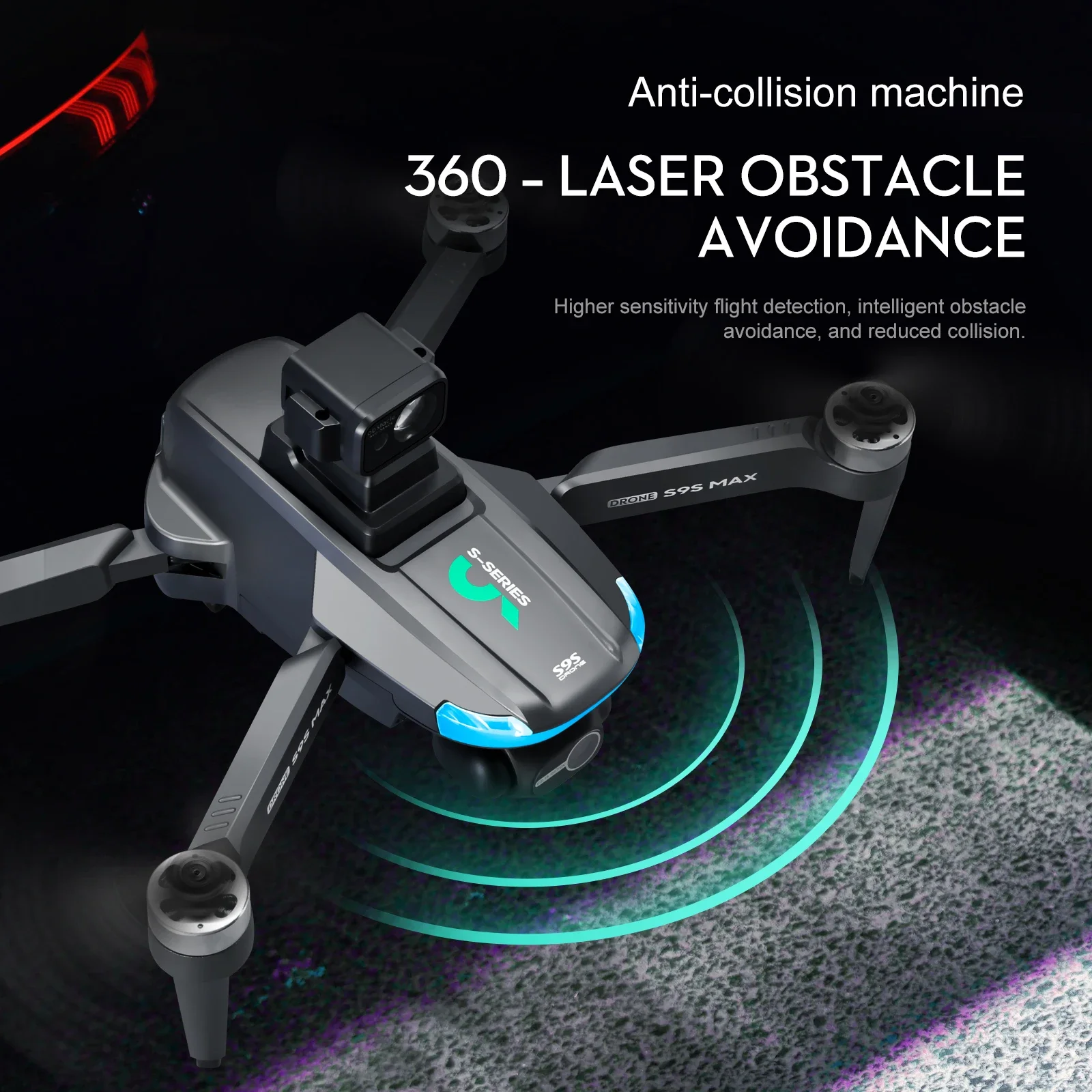 NEW S9S MAX MINI Drone 4K 2-Ax - Drone Cinematic recensie en prijs