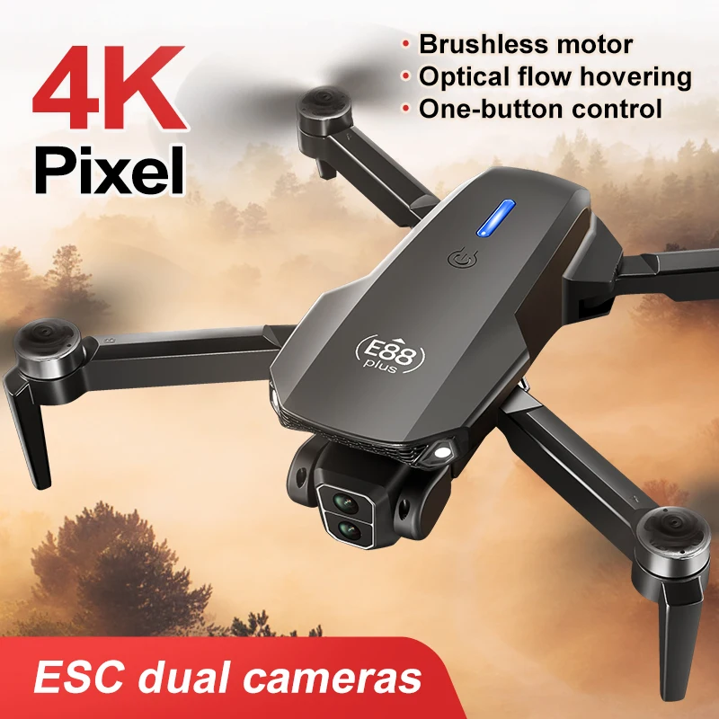 New E88 Plus Quadcopter Drone: - Drone Lidar recensie en prijs