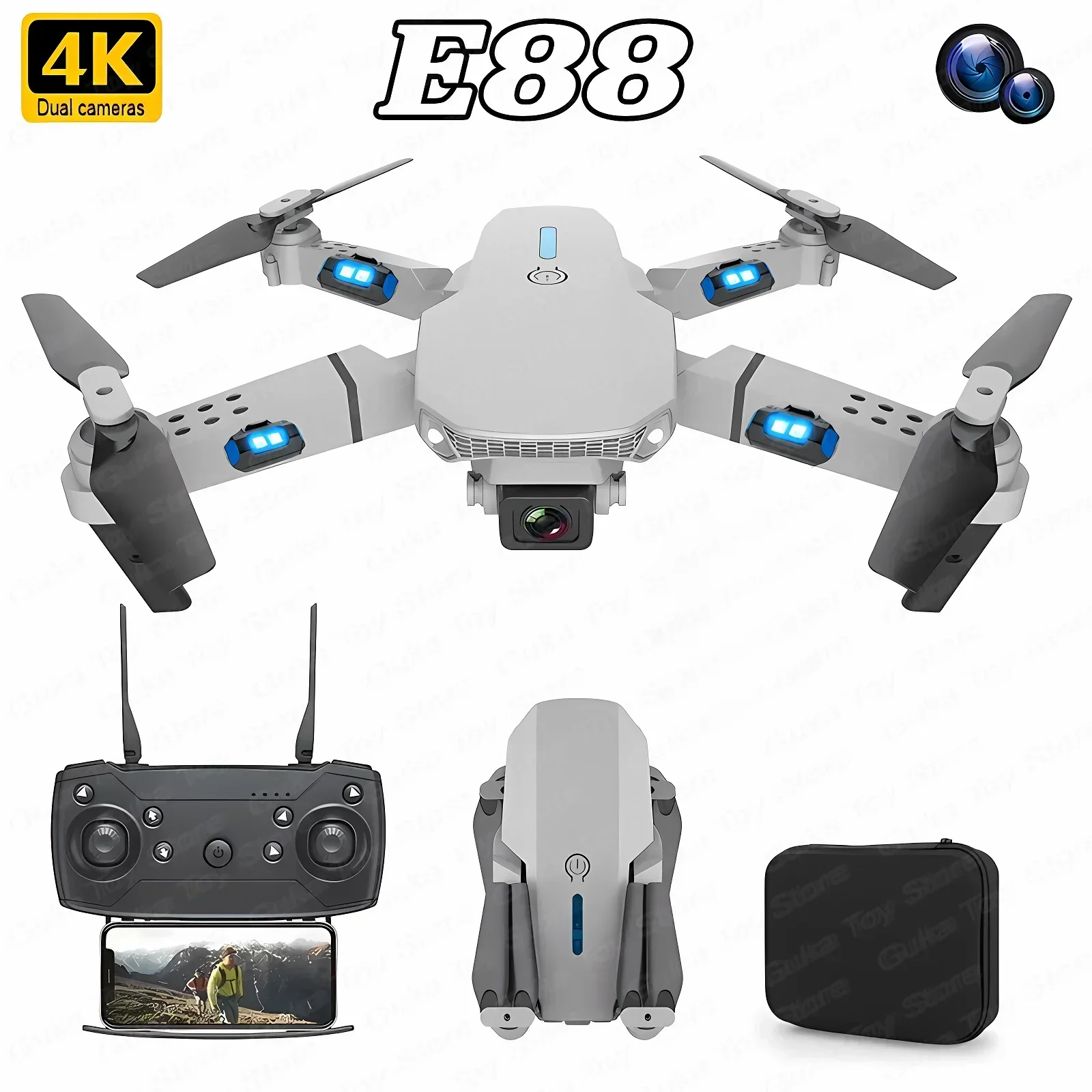 E88 Pro WIFI FPV Drone Wide An - Drone Cinematic recensie en prijs