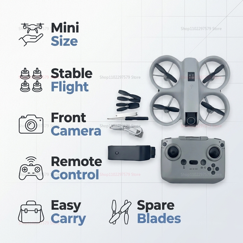 Mini Drone with 8K HD Camera F - Drone Video Production recensie en prijs