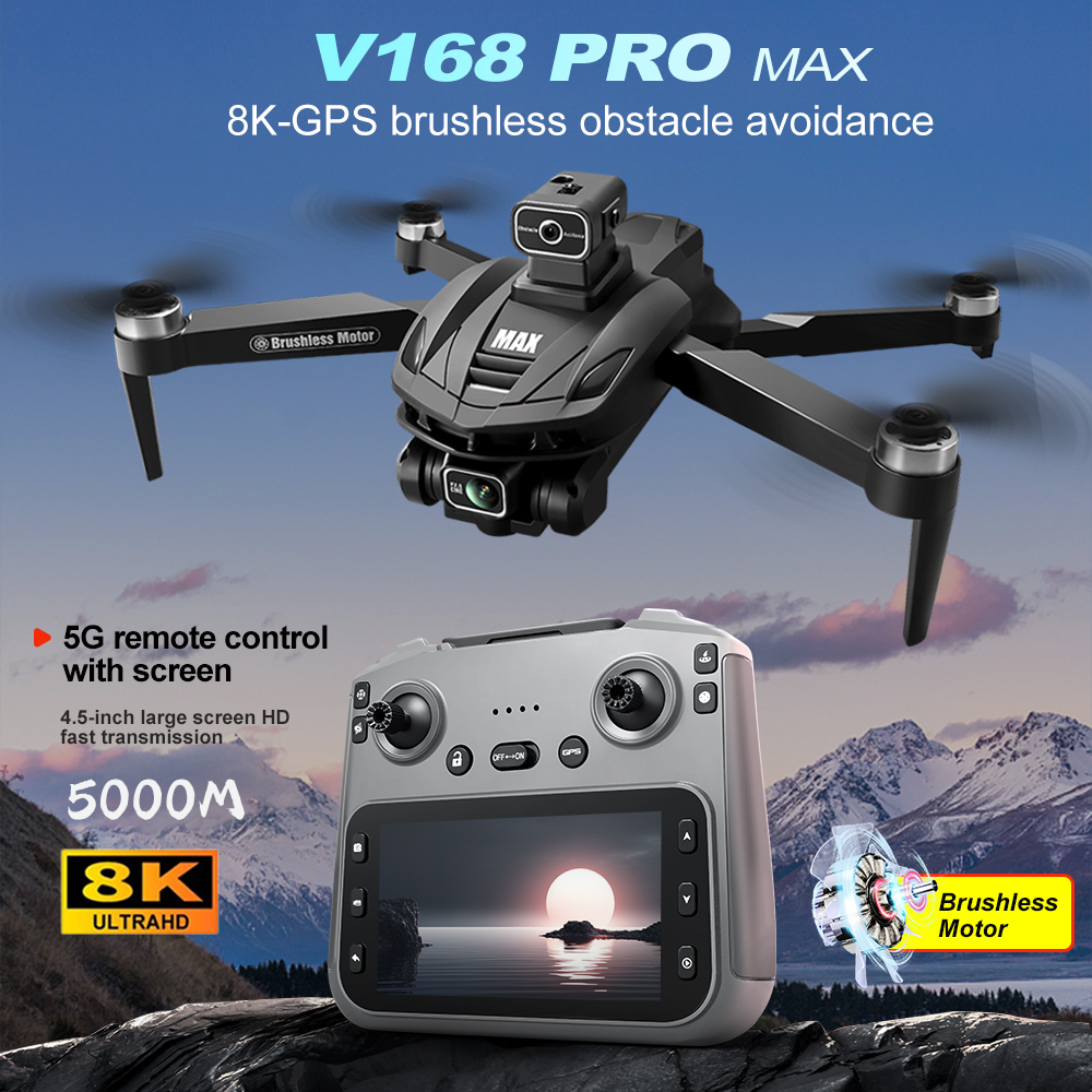 V168 PRO Max GPS Drone 8K Prof - Drone Cinematic recensie en prijs