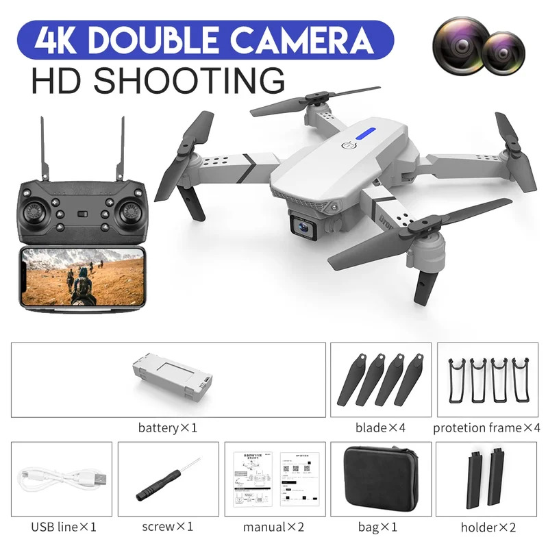 E88 ProIntelligent Folding Dro - Drone Cinematic recensie en prijs