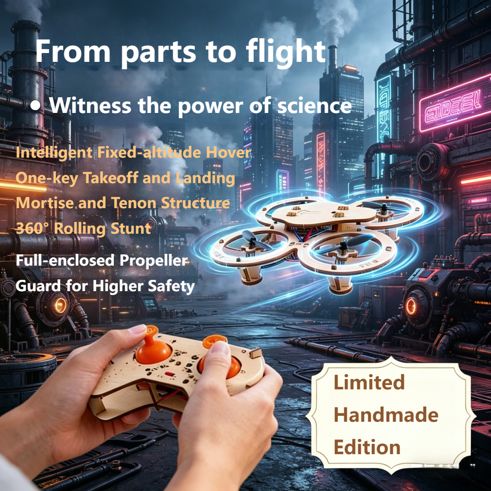 2026 New Wooden DIY Assembled  - Drone Aerial Photography recensie en prijs