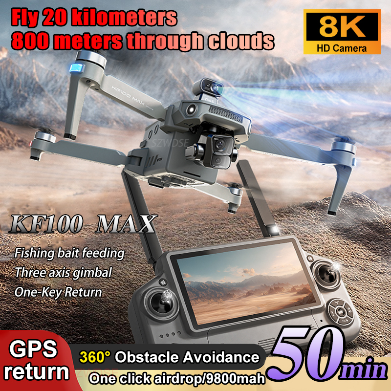 SJRC KF100 MAX 8K UHD Photo HD - Drone Video Production recensie en prijs