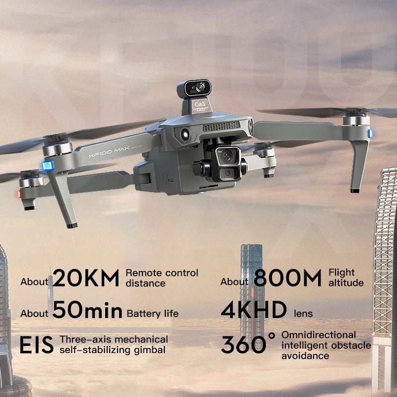 SJRC KF100 MAX 8K UHD Photo HD - Drone Video Production recensie en prijs