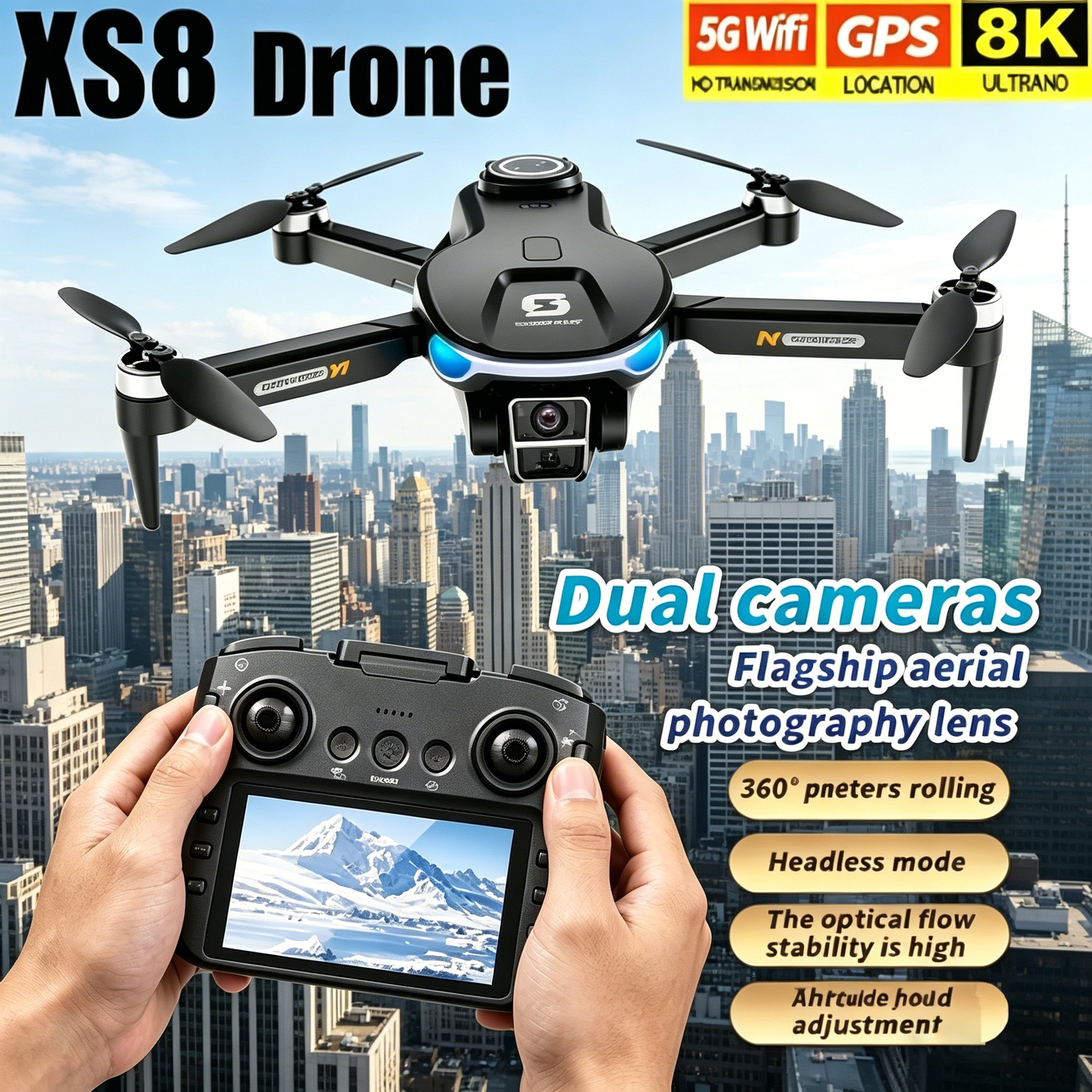HD 8K Professional GPS Drone w - Drone Mapping recensie en prijs
