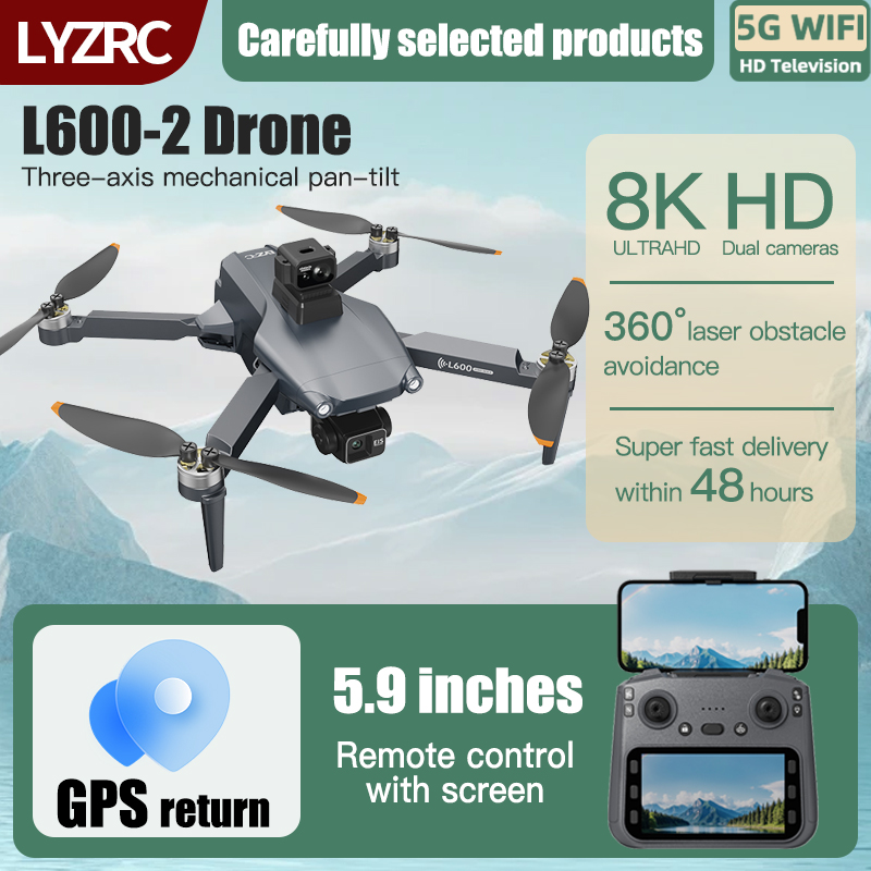 LYZRC L600-2 MAX GPS Drone 3-A - Drone Multispectral recensie en prijs