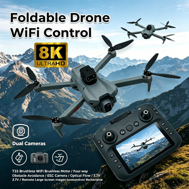 2026 New T33 RC Drone 8K Camer - Drone Mapping recensie en prijs