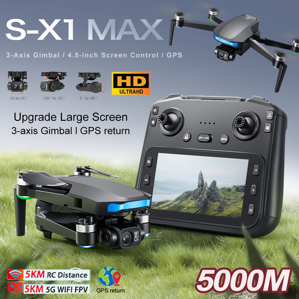 New S-X1 MAX Drone GPS 8K Prof - Drone Mapping recensie en prijs