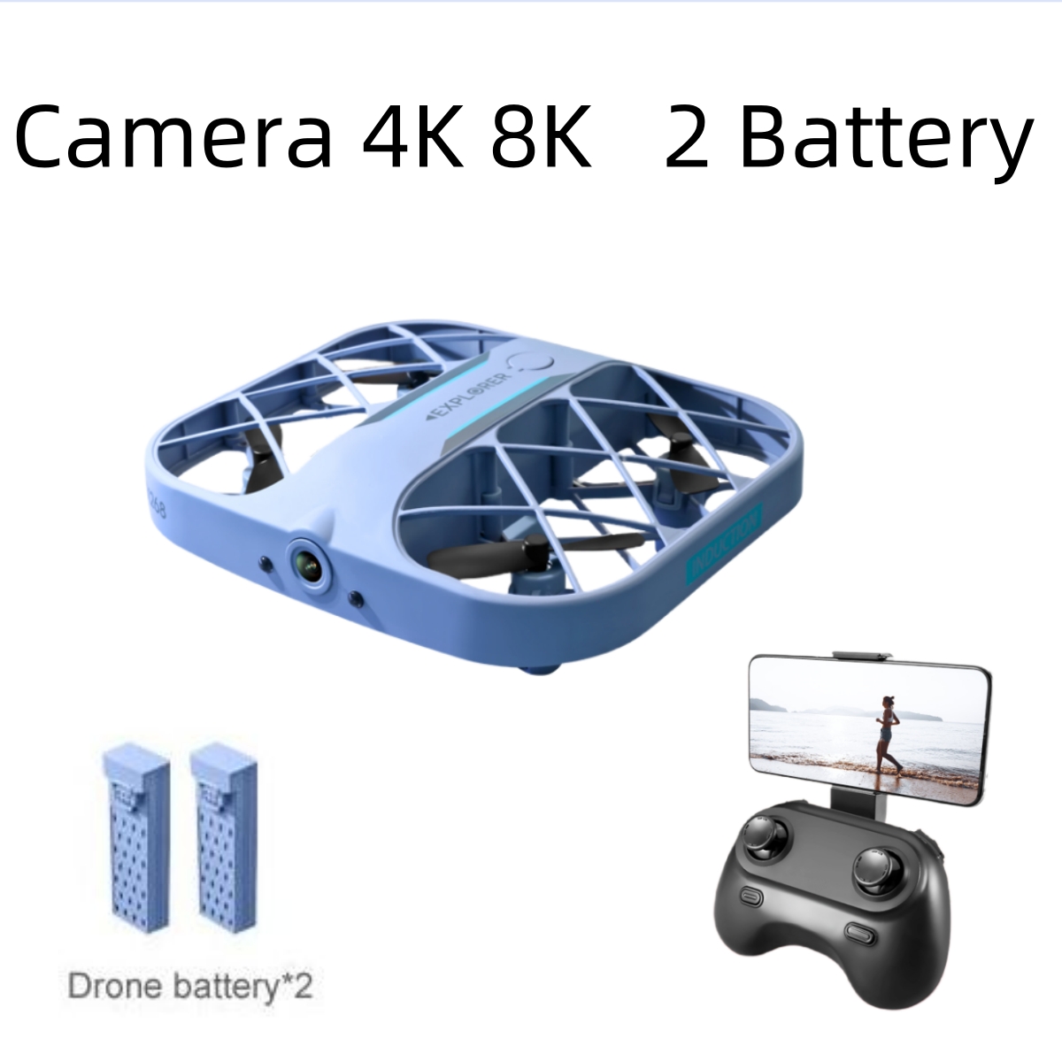 JJRC H107 FPV RC Drone with 2  - Drone Cinematic recensie en prijs