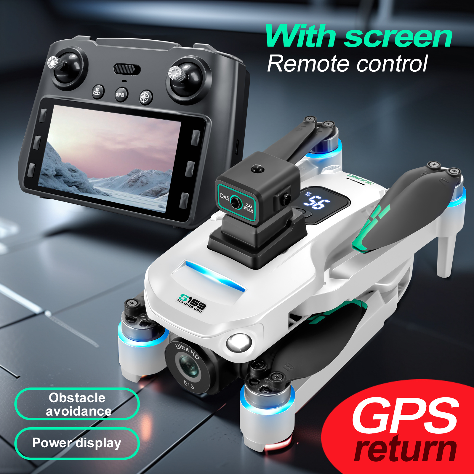 S159 GPS Drone 4K Profesional  - Drone Mapping recensie en prijs