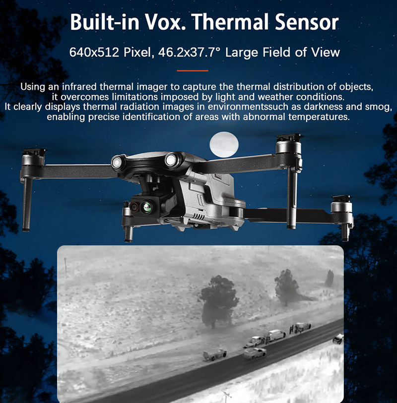 New Arrival 640x512 FPV Drone  - Drone Thermal Imaging recensie en prijs
